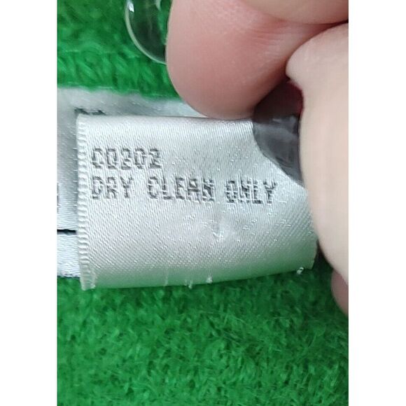 Lisa International Boiled Wool Green Vest sz L Christmas Santa Embellished - Picture 3 of 10